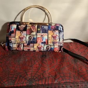 130126 Michelle Obama magazine cover metal handle smart.phone friendly cross bod